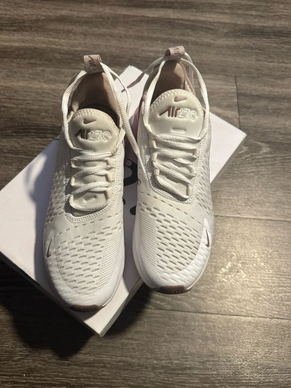 Women's Nike Air Max 270 White/Platinum Violet (AH6789 120)